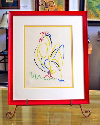 Antique Store Find- Picasso's Rooster